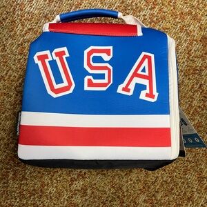 USA Themed Blue and Red Men's Bag